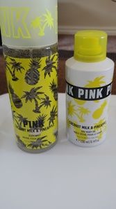 Pink Coconut milk& pineaplle body mist/ dry oil